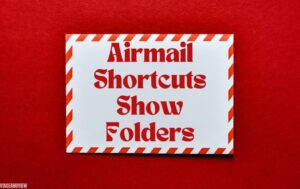 Airmail Shortcuts Show Folders