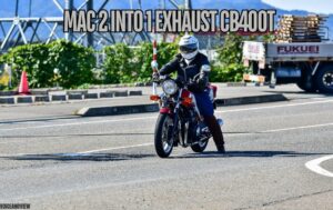 mac 2 into 1 exhaust cb400t