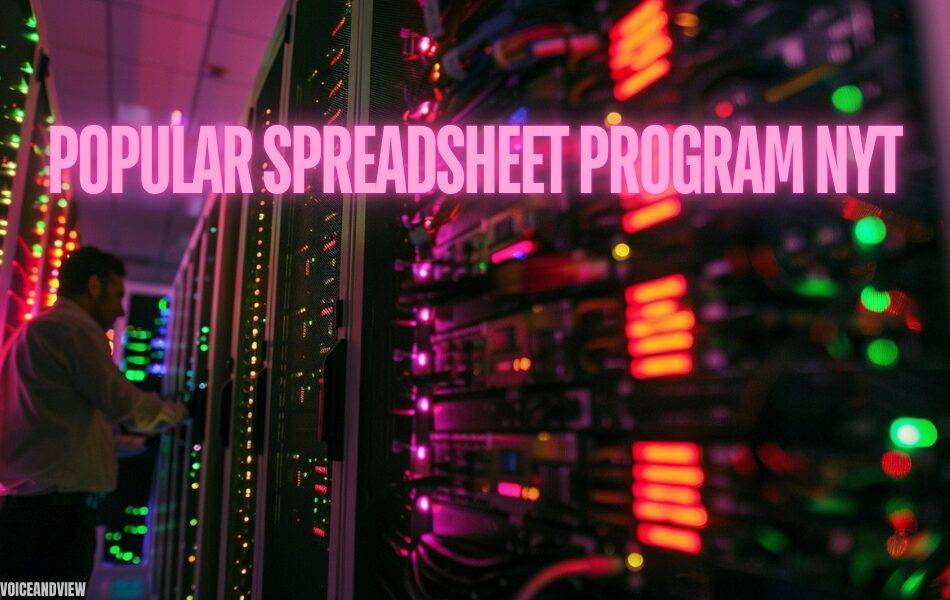 popular spreadsheet program nyt